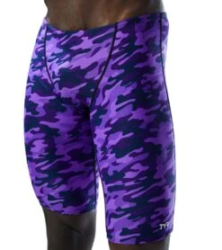 TYR Men's Camo Jammer Swimsuit 27 TYR Men's Camo Jammer Swimsuit -Daily Swim Wear 8682593878184 purplecamo 6a