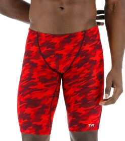 TYR Men's Camo Jammer Swimsuit 41 TYR Men's Camo Jammer Swimsuit -Daily Swim Wear 8682593878184 redcamo
