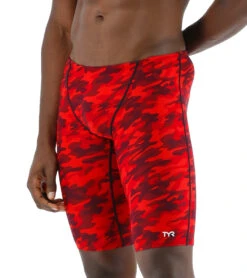 TYR Men's Camo Jammer Swimsuit 35 TYR Men's Camo Jammer Swimsuit -Daily Swim Wear 8682593878184 redcamo 4a