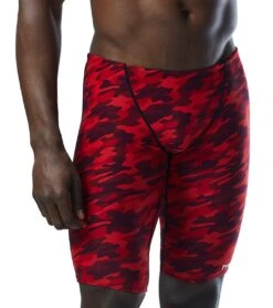 TYR Men's Camo Jammer Swimsuit 36 TYR Men's Camo Jammer Swimsuit -Daily Swim Wear 8682593878184 redcamo 5a