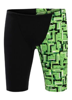 Dolfin Men's Bionic Asymmetrical Jammer Swimsuit 32 Dolfin Men's Bionic Asymmetrical Jammer Swimsuit -Daily Swim Wear 8695143825576 bionicgreen 3a
