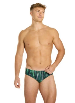 Sporti Swift Brief Swimsuit (22-40) -Daily Swim Wear 8726578921640 green 1a