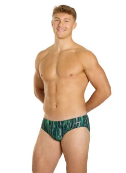 Sporti Swift Brief Swimsuit (22-40) -Daily Swim Wear 8726578921640 green 4a