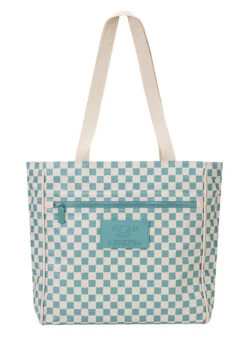 ALOHA Go-To Petite Checker Beach Tote -Daily Swim Wear 8748932563112 2t