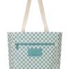 ALOHA Go-To Petite Checker Beach Tote -Daily Swim Wear 8748932563112 tidesandstone