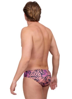 JOLYN Men's Brolyn Tropic Glow Brief Swimsuit -Daily Swim Wear 8748939837608 tropicglow 2a