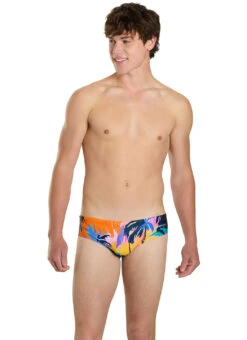 Sporti Tahitian Sunset Brief Swimsuit (26-40) -Daily Swim Wear 8751031976104 tahitiansunset 2a