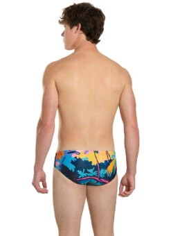 Sporti Tahitian Sunset Brief Swimsuit (26-40) -Daily Swim Wear 8751031976104 tahitiansunset 3a