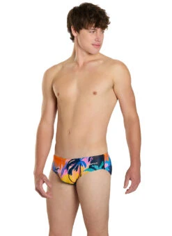 Sporti Tahitian Sunset Brief Swimsuit (26-40) -Daily Swim Wear 8751031976104 tahitiansunset 5a