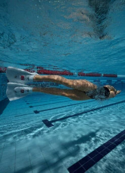 Speedo DMC Elite Swim Fin -Daily Swim Wear 8797516071080 speedowhitehighriskred 6a