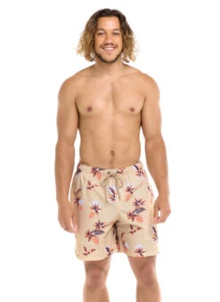 Eidon Men's 17" I'm Leafing Volley Swim Trunks