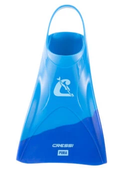 Cressi Pura Silicone Snorkeling And Swimming Fins -Daily Swim Wear 8901294784680 blue 2a