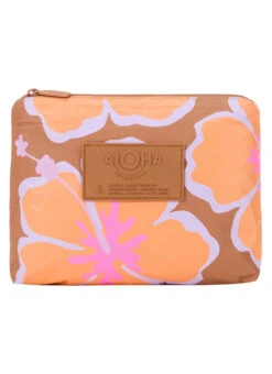 ALOHA Pua Waikiki Small Swim Pouch -Daily Swim Wear 8930200256680 toffee 1a
