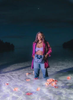 ALOHA Purau Crossbody Bag -Daily Swim Wear 8930200289448 lilacnavy 3a