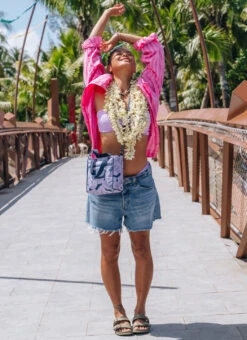 ALOHA Purau Crossbody Bag -Daily Swim Wear 8930200289448 lilacnavy 4a